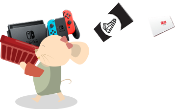 mouse with prizes