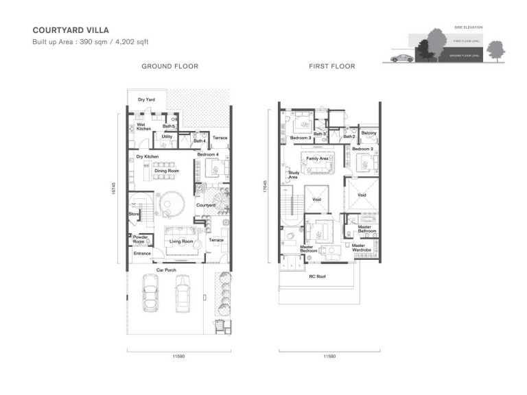 Courtyard Villa (Current Launch) | Sejati Residences