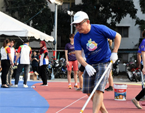 Sayangi Rumahku: PPR Lembah Subang 1 sports courts refurbishment completing soon!